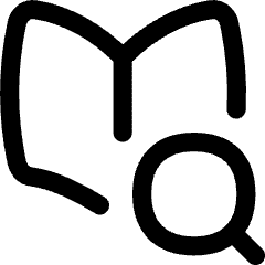 Definition Search Book Icon from Flex Line Set