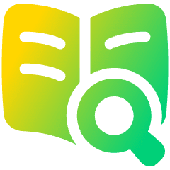 Definition Search Book Icon from Plump Gradient Set