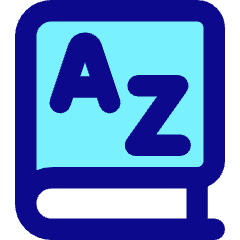 Dictionary Language Book Icon from Core Pop Set
