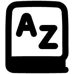 Dictionary Language Book Icon from Plump Remix Set