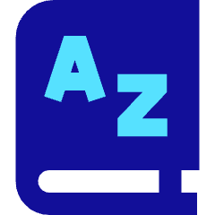 Dictionary Language Book Icon from Sharp Pop Set