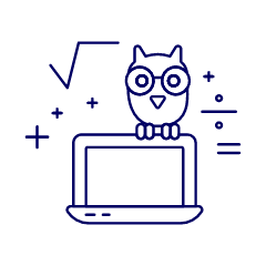 Education Owl 3 Illustration from UX Line Set