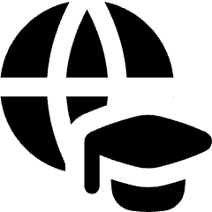 Global Learning Icon from Flex Solid Set