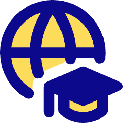 Global Learning Icon from Core Pop Set