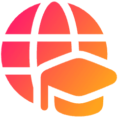 Global Learning Icon from Plump Gradient Set