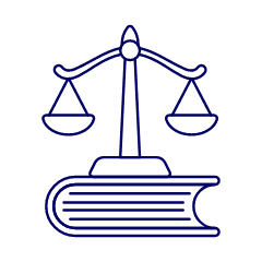 Law Book Illustration from UX Line Set