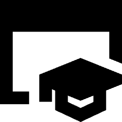 Web Application Learning Icon from Sharp Remix Set