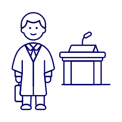 Attorney 1 Illustration from UX Line Set