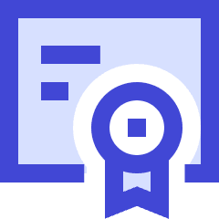 Document Certificate Icon from Sharp Duo Set
