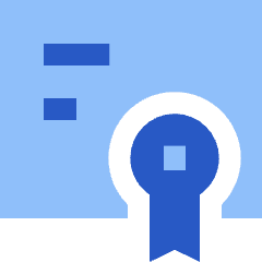 Document Certificate Icon from Sharp Flat Set