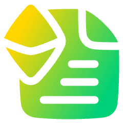 Document Smart Contract Icon from Plump Gradient Set