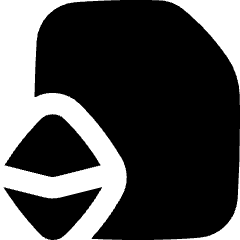 Document Smart Contract Icon from Flex Solid Set