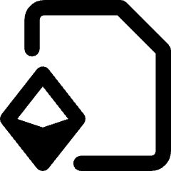 Document Smart Contract Icon from Core Remix Set