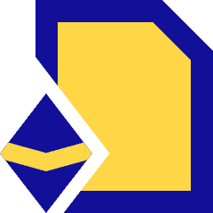 Document Smart Contract Icon from Sharp Pop Set