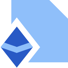 Document Smart Contract Icon from Sharp Flat Set