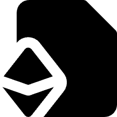 Document Smart Contract Icon from Core Solid Set