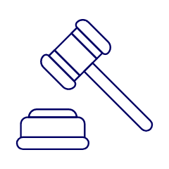 Gavel Illustration from UX Line Set