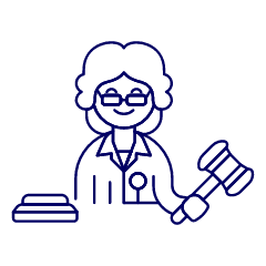 Judge 1 2 Illustration from UX Line Set
