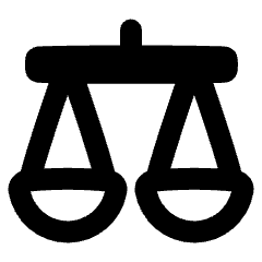 Justice Scale 1 Icon from Plump Remix Set