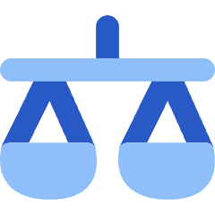 Justice Scale 1 Icon from Flex Flat Set