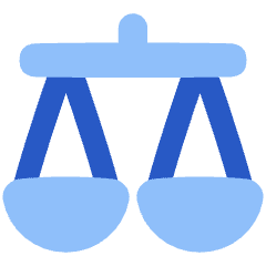 Justice Scale 1 Icon from Plump Flat Set