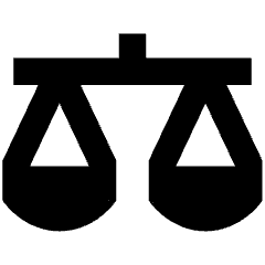 Justice Scale 1 Icon from Sharp Remix Set