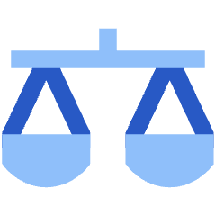 Justice Scale 1 Icon from Sharp Flat Set