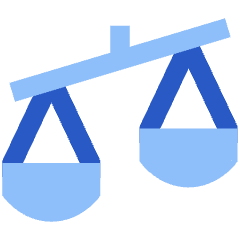 Justice Scale 2 Icon from Sharp Flat Set