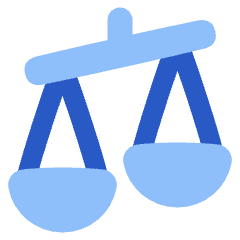 Justice Scale 2 Icon from Plump Flat Set