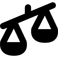 Justice Scale 2 Icon from Flex Solid Set