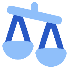 Justice Scale 3 Icon from Plump Flat Set