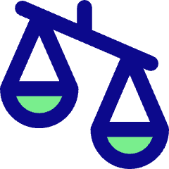 Justice Scale 3 Icon from Core Pop Set