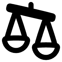 Justice Scale 3 Icon from Plump Remix Set