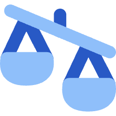 Justice Scale 3 Icon from Flex Flat Set