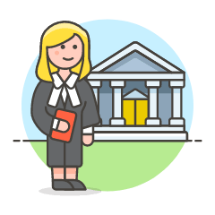 Lawyer 1 4 Illustration from UX Colors Set