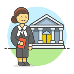 Lawyer 1 5 Illustration from UX Colors Set