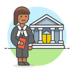 Lawyer 1 6 Illustration from UX Colors Set