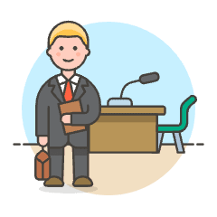 Lawyer 2 1 Illustration from UX Colors Set