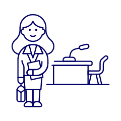 Lawyer 2 2 Illustration from UX Line Set