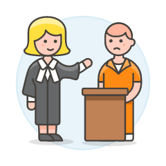 Lawyer Convict 1 Illustration from UX Colors Set