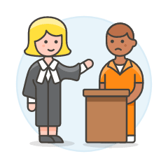 Lawyer Convict 7 Illustration from UX Colors Set