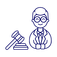 Lawyer Gavel 1 Illustration from UX Line Set