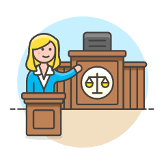 Lawyer Judge 1 Illustration from UX Colors Set