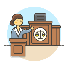 Lawyer Judge 2 Illustration from UX Colors Set