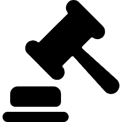 Legal Hammer Icon from Ultimate Bold Set