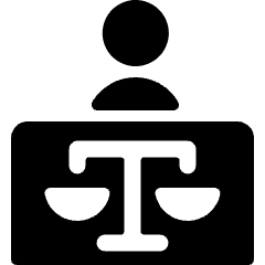 Legal Judge Balance Icon from Ultimate Bold Set