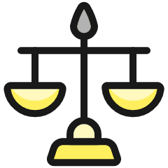 Legal Scale Icon from Ultimate Colors Set