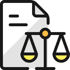 Legal Scale Document Icon from Ultimate Colors Set