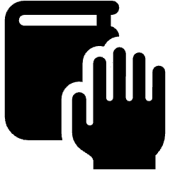 Truth Hand Book Icon from Ultimate Bold Set