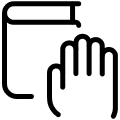 Truth Hand Book Icon from Ultimate Light Set